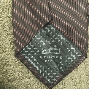 Hermes royal purple ish Tie